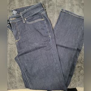 St. John's Bay Women's Mid Rise Straight Leg Jean - Size 8, Rinse